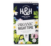 Heath & Heather - Organic Soft & Sleepy Night Time Tea • Camomile, Valerian & Hops • Calming Blend To Support Sleep • Vegan • 20 Tea Bags