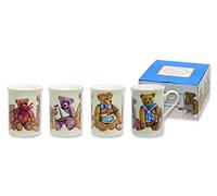 Heath McCabe Trent Playroom Teddies (Gift Box of 4), Multicoloured, Set of 4