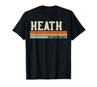 Heath Retro Vintage Men Kids Boys First Name T-Shirt