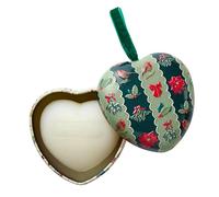 Heathcote and Ivory Scented Soap in Heart Shaped Tin 90g With Display Tray, Moisturiser, Shea Butter, Fragrance, Vegan and Cruelty Free, Luxury Beauty Gift, Christmas Stocking Filler