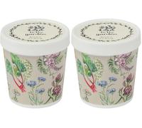 Heathcote & Ivory Body Scrub Exfoliator 350g, Foaming Sugar, Shea Butter to Soothe and Moisturise Arms and Legs, Gardening Gift, Cruelty Friendly and Vegan Friendly (Pack of 2)