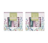 Heathcote & Ivory Flower of Focus Supercharge Duo | 30ml Hand Cream & 10ml Perfume Gel | Cruelty Free & Vegan Friendly | Travel Friendly Sizes Gifts (Pack of 2)