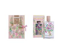 Heathcote & Ivory Fragranced Drawer Liners x 5, Sweet Pea Fragrance, For Wardrobes+Heathcote & Ivory Eau De Toilette 75ml, Sweet Pea Fragrance,Embossed Perfume Bottle