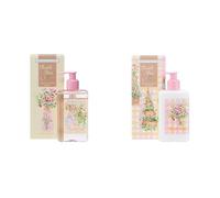 Heathcote & Ivory Hand and Body Wash 250ml+Heathcote & Ivory Hand and Body Lotion 250ml,Sweet Pea Scent