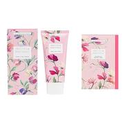 Heathcote & Ivory Hand and Nail Cream 100 ml, Sweet Pea and Honeysuckle Collection+Heathcote & Ivory Fragranced Drawer Liners x5, Infused With Sweet Pea and Honeysuckle