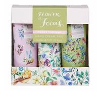 Heathcote & Ivory Flower of Focus Hand Cream Trio | Vegan Hand Cream | Rosemary | Lavender | Sweet Orange | Travel Set | Hand Cream Set | 3 x 30ml