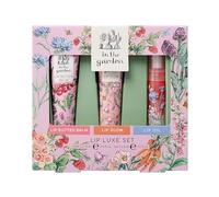 Heathcote & Ivory Lip Butter Balm 15ml, Lip Glow 15ml, Lip Oil 4ml, Gift Set For Her, Shea Butter, Vitamin E, Moisturise and Comfort, Travel Size, Vegan and Cruelty Friendly, Beauty Self-Care