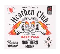 Heathen club clubhouse Hazy Pale 4 X 330ml