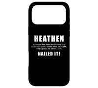 Heathen Nailed It Funny Definition Sarcasm Humor Case for iPhone 17 Pro Max