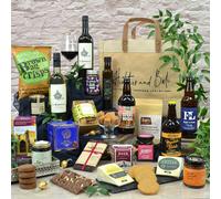 Heather and Bale Belford Luxury Hamper - Anniversary/Birthday/Congratulations/Easter/Father's Day/For Her/For Him/Housewarming/Mother's Day/Valentine's Day - Luxury Jute Bags