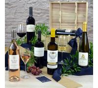 Heather and Bale Connoisseur's Wine Chest - Anniversary/Birthday/Congratulations/Easter/Father's Day/For Her/For Him/Housewarming/Mother's Day/Valentine's Day - Vintage Wooden Box