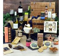 Heather and Bale Festive Earsdon Luxury Hamper - Christmas - Wicker Basket