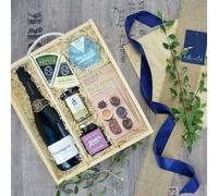 Heather and Bale Ford English Wine & Cheese Box - Anniversary/Birthday/Congratulations/Easter/Father's Day/For Her/For Him/Housewarming/Mother's Day/Valentine's Day - Wooden Tray-Crate