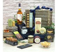 Heather and Bale Talisker Luxury Whisky Hamper - Christmas - Wicker Basket