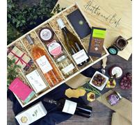 Heather and Bale The Harper Luxury Wine Hamper - Anniversary/Birthday/Congratulations/Easter/Father's Day/For Her/For Him/Housewarming/Mother's Day/Valentine's Day - Wine Box