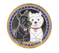 Heather Gift Co. Scottish Souvenir Coin-Dogs / Map l 1603