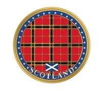 Heather Gift Co. Scottish Souvenir Coin-Tartan / Map l 1601