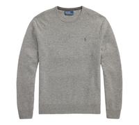 Heather Grey Pullover Jumper - male - Polo Ralph Lauren - Round-neck Knitwear - Gray - L - Knitwear L