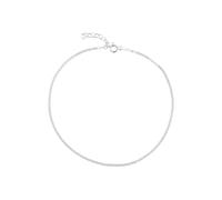 Heather Needham 925 Sterling Silver Curb Chain Anklet, Adjustable 9.5 inch + 0.5 inch Extension (Total 10 inch), Dainty Ankle Bracelet, Gift Boxed ANK003