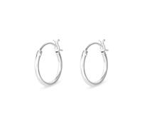 Heather Needham 925 Sterling Silver Small Hoop Earrings for Women & Girls 10mm - Classic Everyday Silver Hoops - Gift Boxed ER292
