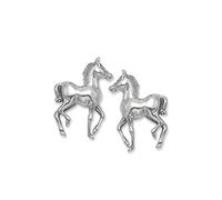 Heather Needham Sterling Silver Horse stud Earrings - Size:12mm (Approx. 1/2 inch) x 7mm. Solid and strong - won't bend - 1.6gms - Premium quality. Gift boxed 5008