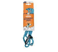 Heather's Heroes 2-in-1 Dynmaic Duo Dog Leash - Clip and Slip All in for Dogs 1/4 Thick Mini 6FT Long (Turquoise)