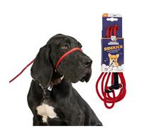 Heather's Heroes Sidekick Dog Headcollar with Leash - Sidekick Leash for Dogs, Effective Dog Training Tool for Leash Reactivity and Behavior Issues (Red, Mini (1/4"))