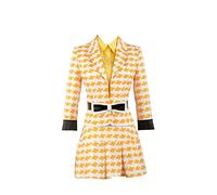 Heathers The Musical Rock McNamara Stage School Dress Women Fancy Outfit (Female XX-Large) Yellow