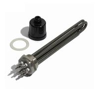 Heating 1.25inch BSP Thread Heater Heating Element For Water/Oil Green 304SS And 304SS DN32(380V,6KW 250mm DN32)