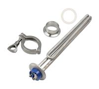 Heating 1.5"Tri Clamp OD50.5mm Heater 220V 3.5kw Electrical Water Heating Element For Brewing Distilling(Heater and Set)