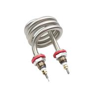 Heating 220V 2.5KW Electric Spiral Heating Element SUS304 M16 Screw In Type Immersion Water Heater For Distilling/Brewing Water Tank