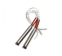 Heating 2PCS 10mm 80~150mm 304SUS Heating Pipe Cartridge Heater AC220V 250/260/300/400/480W Electric Element(304SUS 480W 10x150mm)
