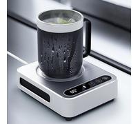 Heating and Cooling Coaster, Dual Use Usb Keep Cooler Warmer, 10s Quick Freezing, 50°/70° Two-speed Heating Adjustable, 18H Intelligent Timing, Birthday Gifts for Women and Men