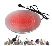 Heating Base for Poultry Water Heater - Water Trough for Heated Chicken, Thermostat Controlled Drink with Durable Design | Winter Accessory for Hydra Protection