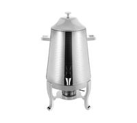 Heating Beverage Dispenser with Fuel Holder, 13 L/3.5 Gallon Hot Drink Dispenser, 75 Cup Hot&cold Coffee Dispenser, Stainless Steel Drink Urn for Hot Water, Coffee and Catering Party(Silver)