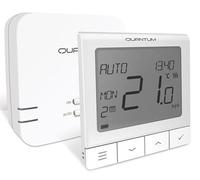 Heating Controls Online Salus Quantum WQ610RF Wireless Thermostat, Ultra Slim, Rechargeable Battery, OpenTherm Compatible