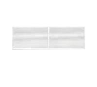 Heating Decorative Cabinet Covers Cold Air Return Vent Cover White Louvered Access Panel Balcony Study(35.43 x 23.62in/900 x 600mm)