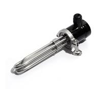 Heating Element 2"Tri-clamp(OD63) SUS304 Electric Heating Element Immersion Water Heater with Bakelite Cover 220V 3/4.5/6KW(3KW 190L 304SS)