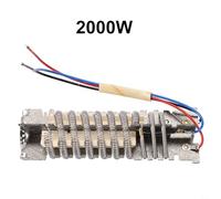 Heating Element 220-230V Ceramic Mica Metal Heat Core for 2000W Hot Air Rework Machine Replacement Part-, Approx. 115 x 35 x 35 mm Size with 135 mm Cable Length, Compatible with AC2