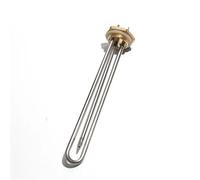 Heating Element 220V Water Heating Element One Phase 41MM G5/4 Copper Thread 1000W 1500W 2000W Heater Resistance with Thermostat Probe(220V 1KW 260mmL)