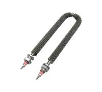 Heating Element Finned Heater U Type M18x25mm Connection Screw Size U Type Tube Dia.10/12mm, 220V 1000W/1200W/1500W/2000W 304SUS(1500W 400L M18)