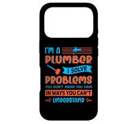 Heating Engineer - I'm a plumber I solve problems Case for iPhone 17 Pro
