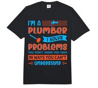 Heating Engineer - I'm a Plumber I Solve Problems Comfort Colors Adult Heavyweight T-Shirt