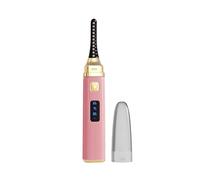 Heating Eyelash Curler - USB Rechargeable Lash Curler with 3 Heat Modes | Eye Makeup Tools, Long-Lasting Curls for Outdoor Travel