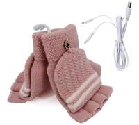 Heating Gloves for Winter | Cold Weather USB Heated Gloves | Hand Warmer Cycling, Ski Full & Half Finger, Warm for Men Women