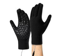 Heating Gloves Touch Screen - Windproof Knitted Winter, Electric Warm Handwear | Comfort Output System For Thermal Heat Control, Smart Heat Spread Motion Aid Framework For Travel