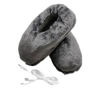 Heating House Shoes USB Charging Plush Electric Foot Warmer