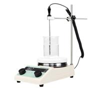 Heating Magnetic Stirrer Hot Plate Shaker with Stir Bar | 1500RPM Count Down Mixer With Digital Display(MS300B)