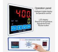 Heating Magnetic Stirrer with Digital Display, Thermostatic Water Bath Laboratory Mixer, 2000ml Capacity, 0-2600RPM, 0-300°C, 600W Power
