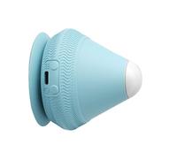 Heating Massage - Silicone + PC 6 x 7.5 cm | Electric Stress Relief Roller with Powerful Vibration, Back, Lumbar Area, Yoga Sports Accessories for Muscle Relaxation of the S